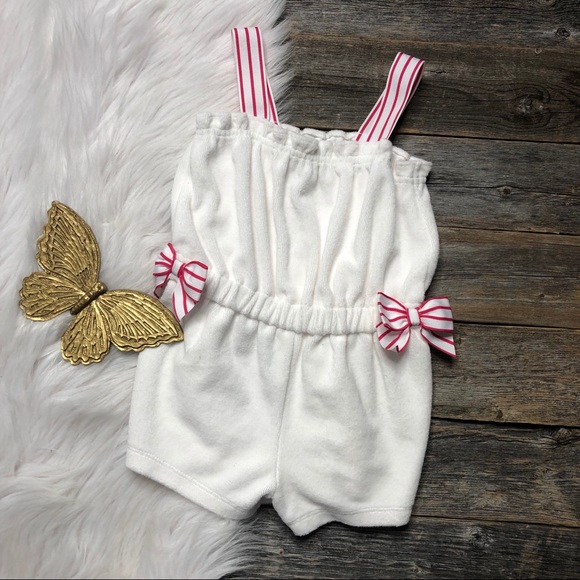 Janie and Jack Other - JANIE and JACK Romper 12-18mo White Terrycloth